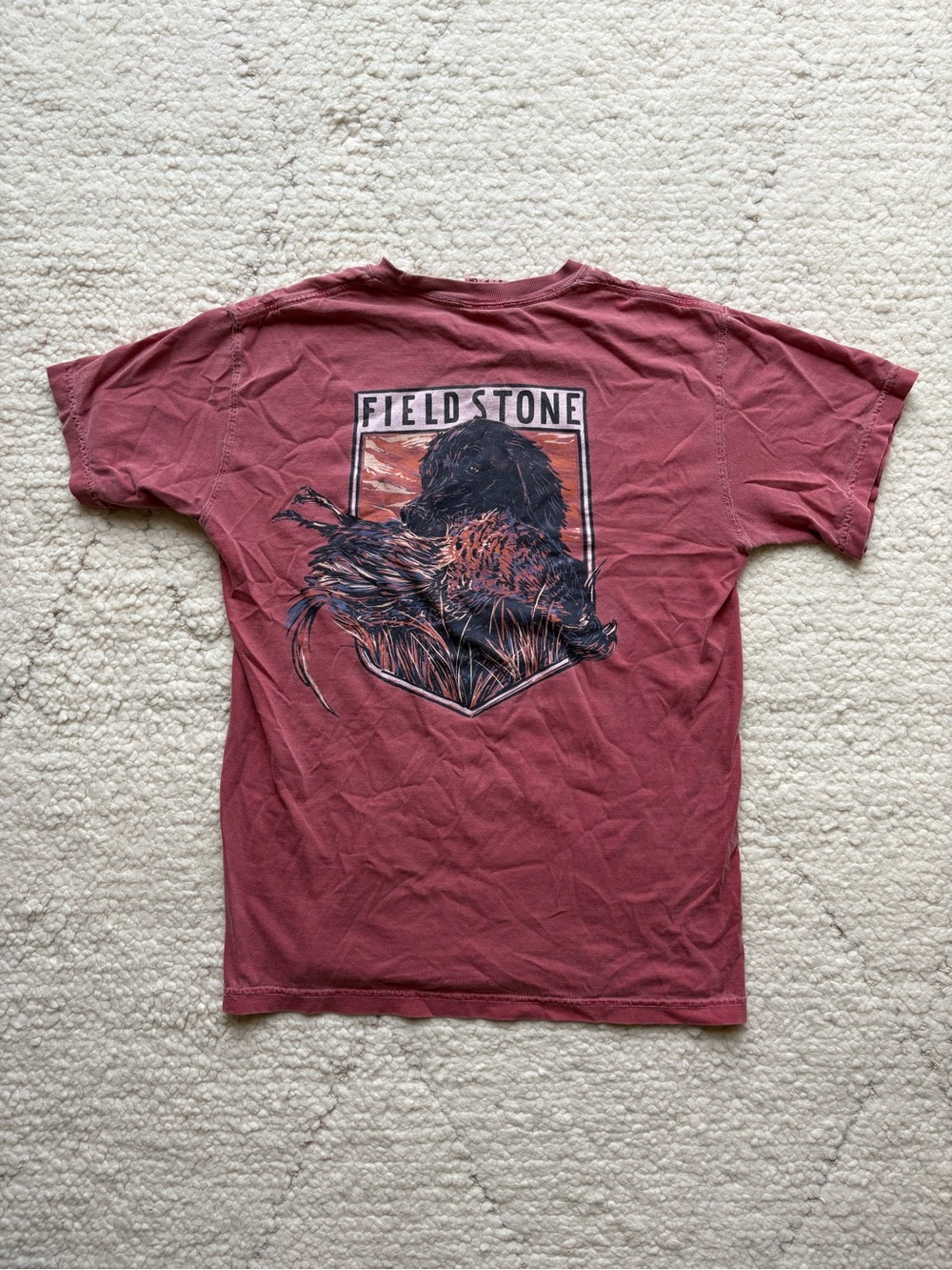Fieldstone Short-Sleeve Graphic Tee in Rust